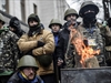 Anti-government protesters in Kiev